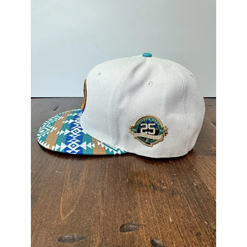 Arizona Diamondbacks Hat Mens One Size White MLB Baseball Sixth Man Promotions